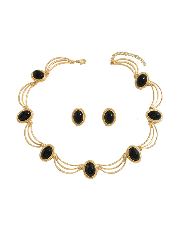Geometric Earrings Accessories Necklaces Accessories - Image 4