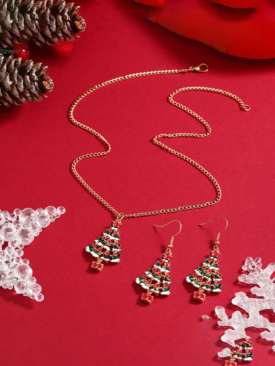 Geometric Earrings Accessories Necklaces Accessories - Image 2