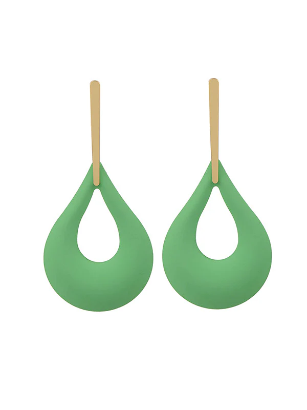 Geometric Hollow Drop Earrings - Image 21