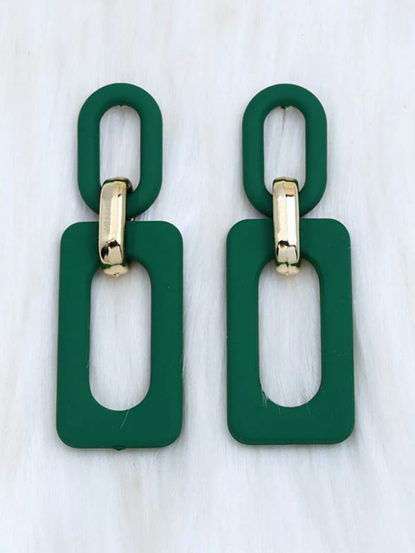 Geometric Hollow Earrings Accessories - Image 10