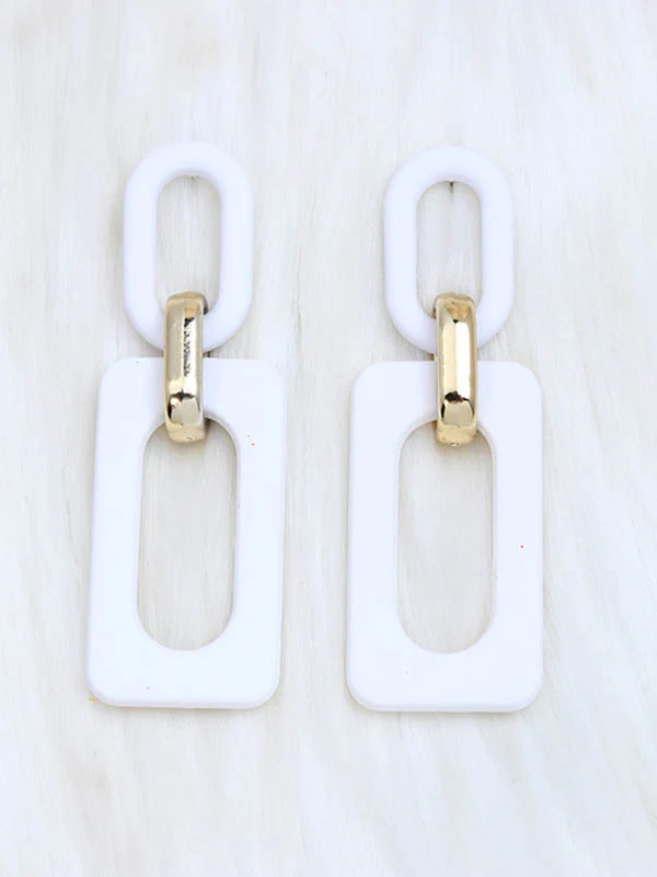 Geometric Hollow Earrings Accessories - Image 11