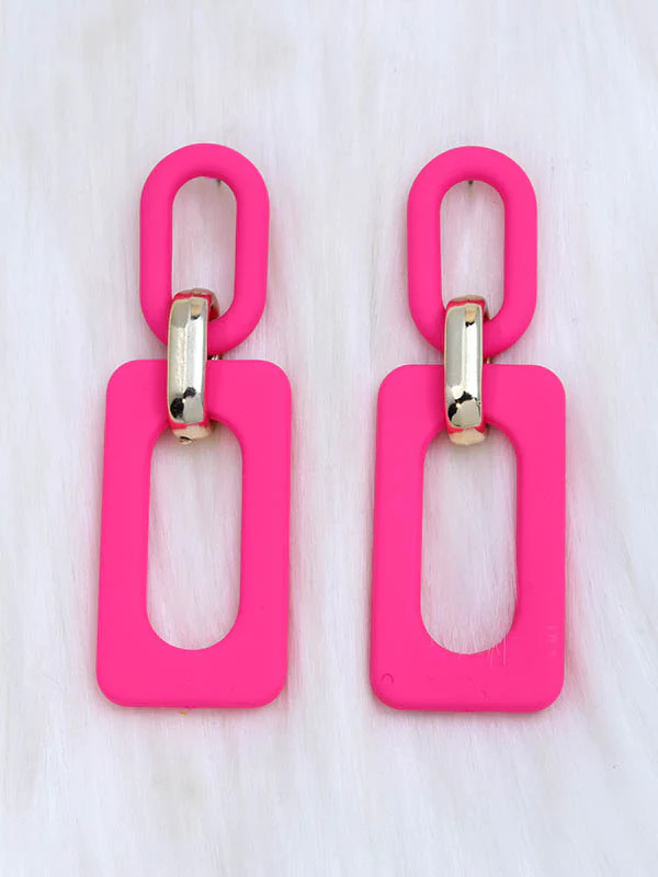 Geometric Hollow Earrings Accessories - Image 16