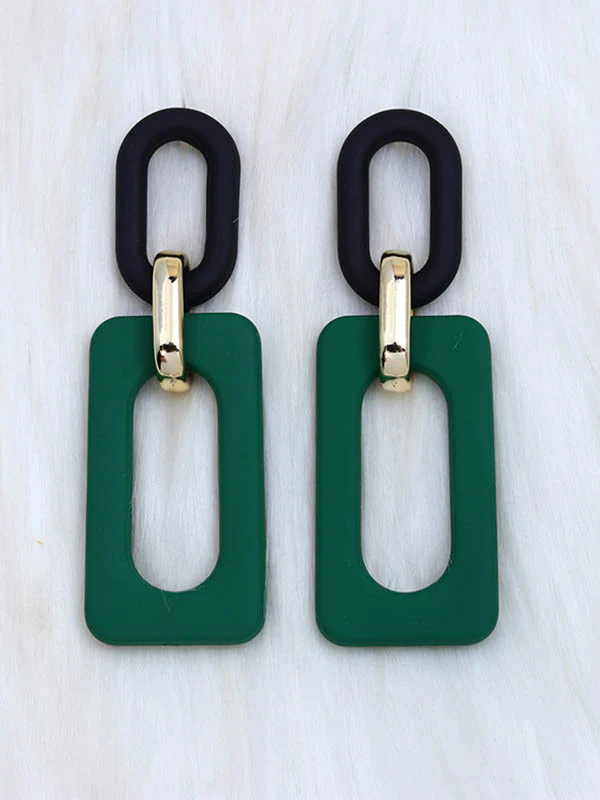Geometric Hollow Earrings Accessories - Image 4