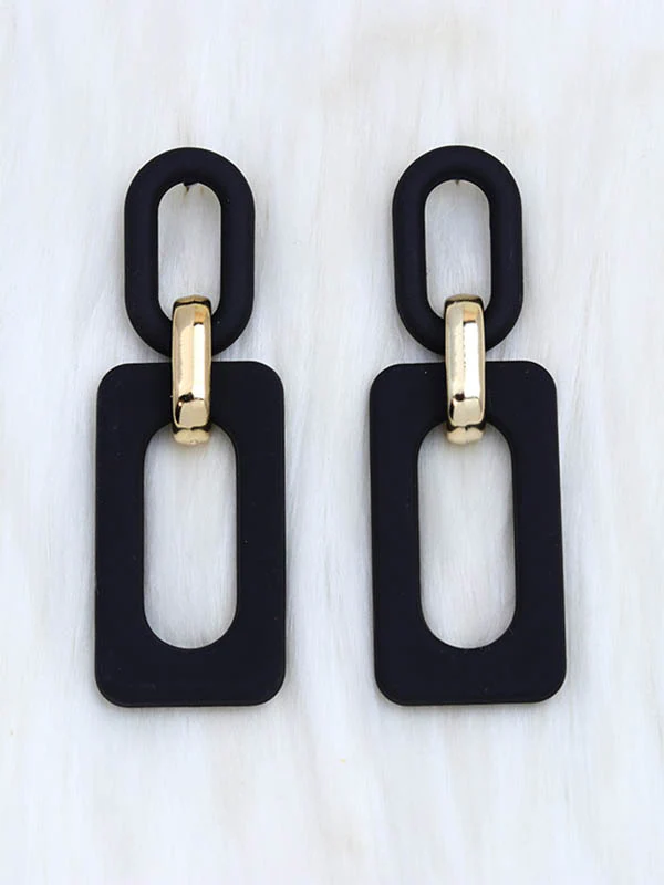 Geometric Hollow Earrings Accessories - Image 5