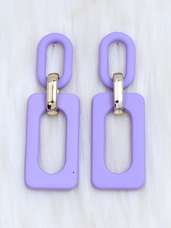 Geometric Hollow Earrings Accessories - Image 7