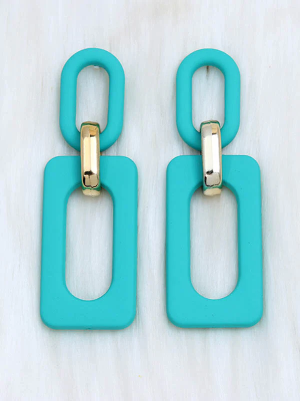 Geometric Hollow Earrings Accessories - Image 8