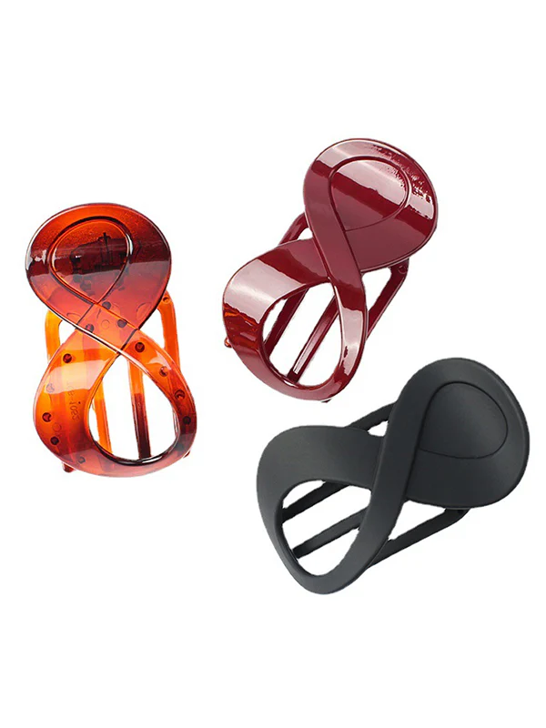 Geometric Hollow Hair Clips - Image 7