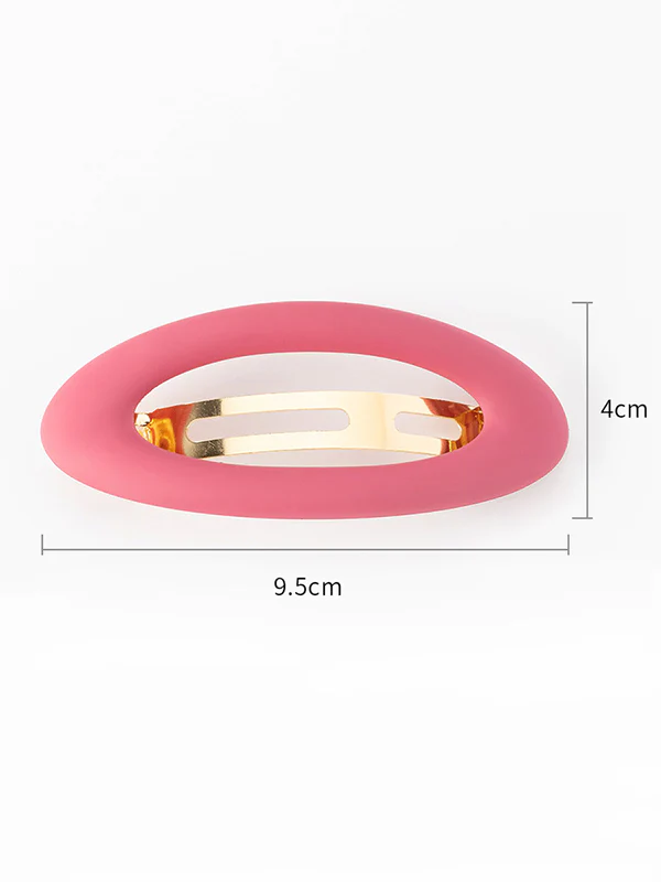 Geometric Hollow Hair Clips - Image 9