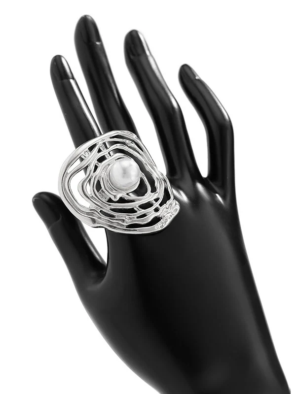 Geometric Hollow Rings Accessories - Image 10