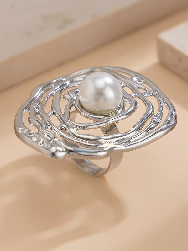 Geometric Hollow Rings Accessories - Image 6
