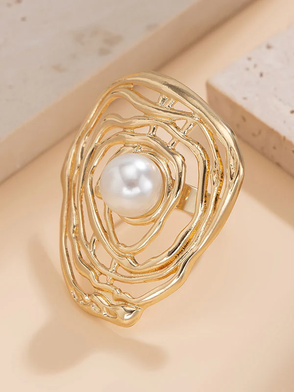 Geometric Hollow Rings Accessories - Image 7