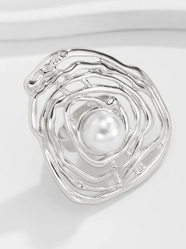 Geometric Hollow Rings Accessories - Image 9
