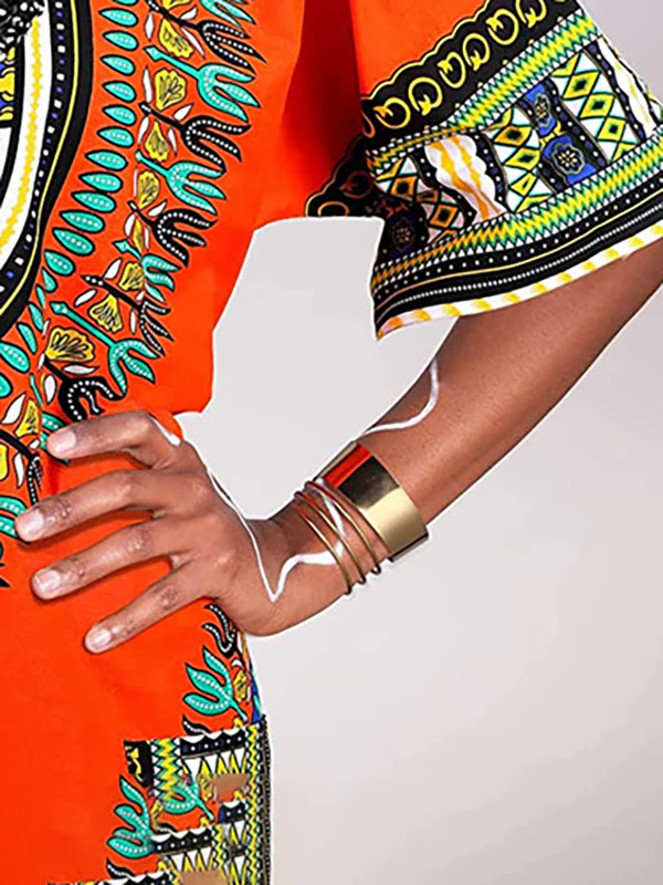 Geometric Hollow Solid Color Bracelet Accessories - Image 3