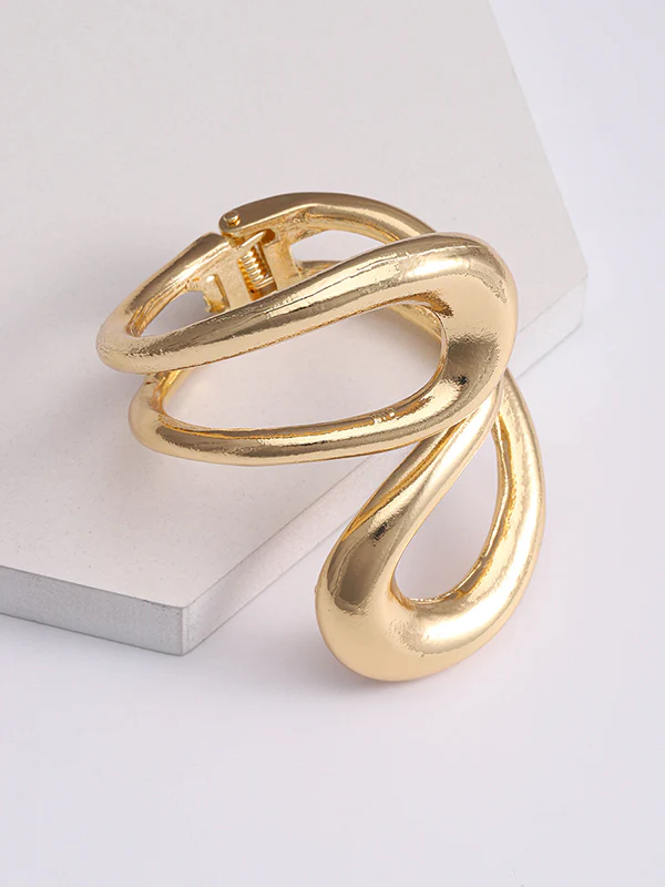 Geometric Hollow Solid Color Bracelet Accessories - Image 6