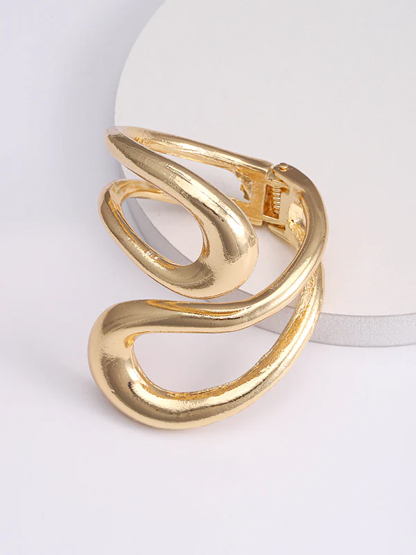 Geometric Hollow Solid Color Bracelet Accessories - Image 7