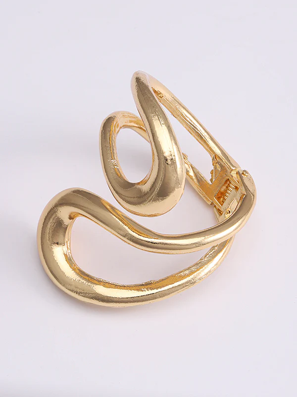 Geometric Hollow Solid Color Bracelet Accessories - Image 8