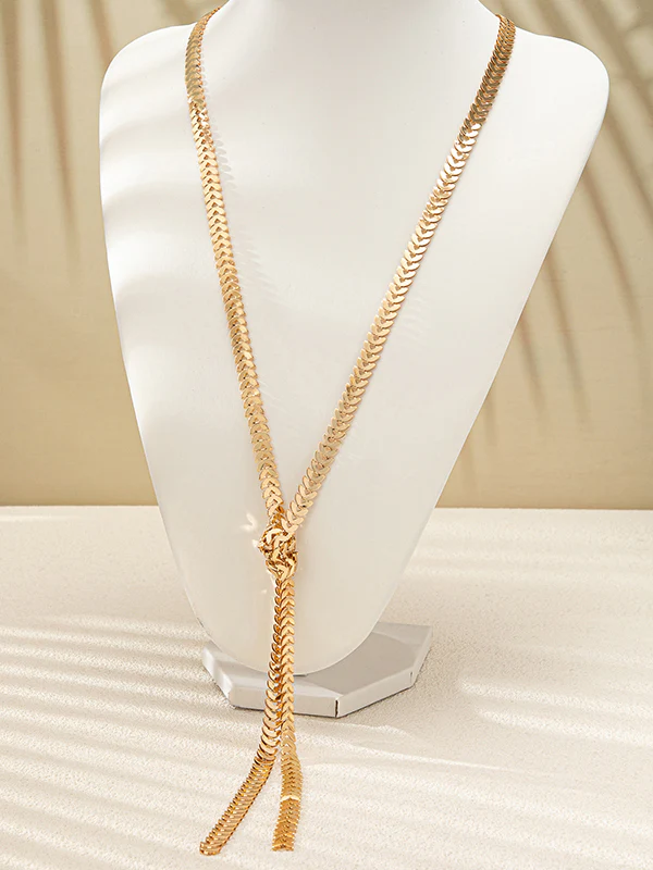 Geometric Knot Necklaces Accessories - Image 2