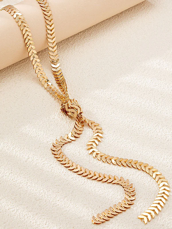 Geometric Knot Necklaces Accessories - Image 3