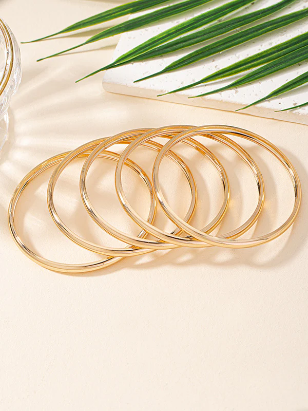Geometric Layered Bracelet Accessories - Image 3