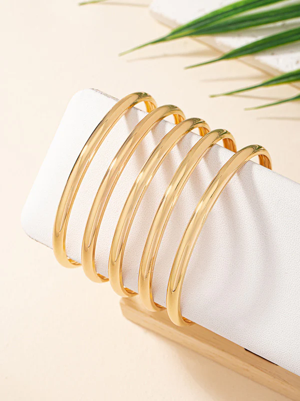 Geometric Layered Bracelet Accessories - Image 4