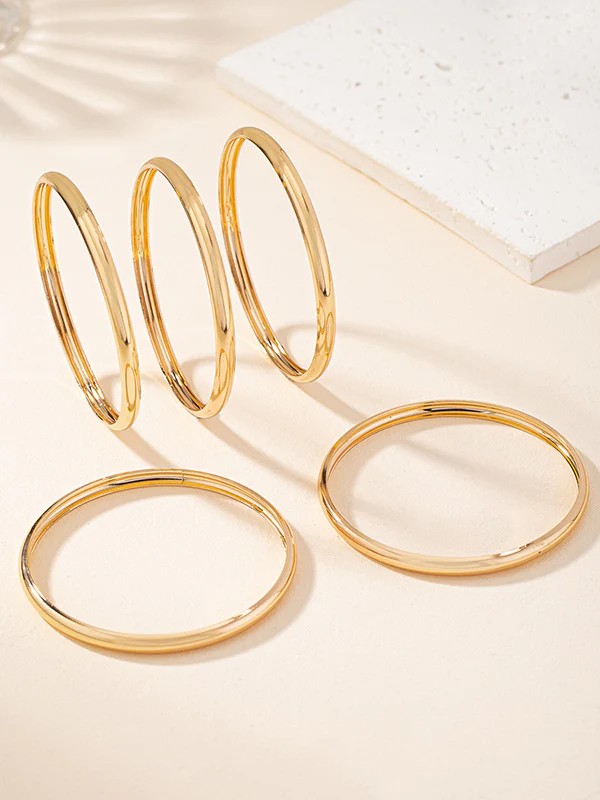 Geometric Layered Bracelet Accessories - Image 5