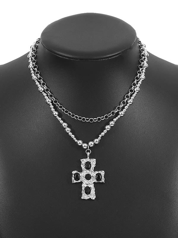 Geometric Layered Necklaces Accessories - Image 7