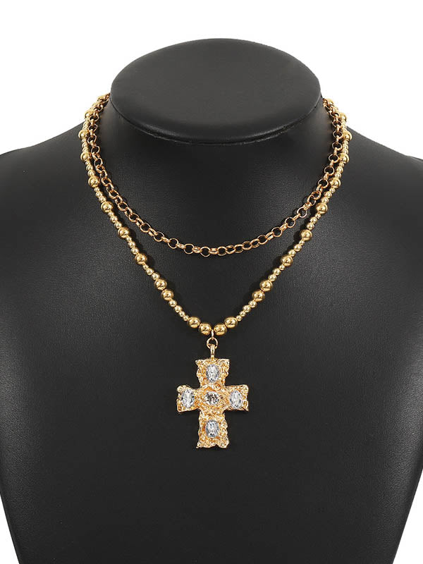 Geometric Layered Necklaces Accessories - Image 8