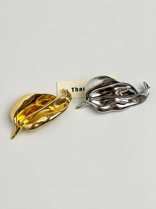 Geometric Leaves Shape Brooch Accessories - Image 3