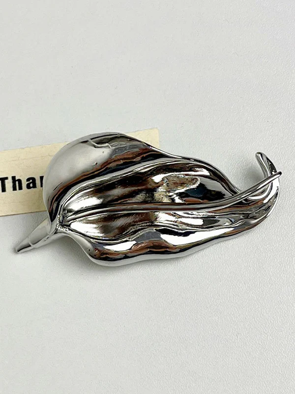 Geometric Leaves Shape Brooch Accessories - Image 4