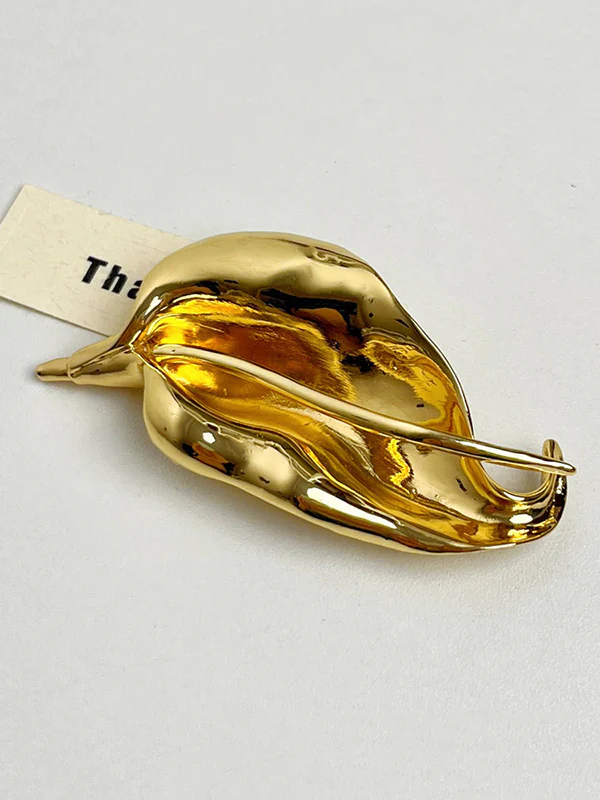 Geometric Leaves Shape Brooch Accessories - Image 7
