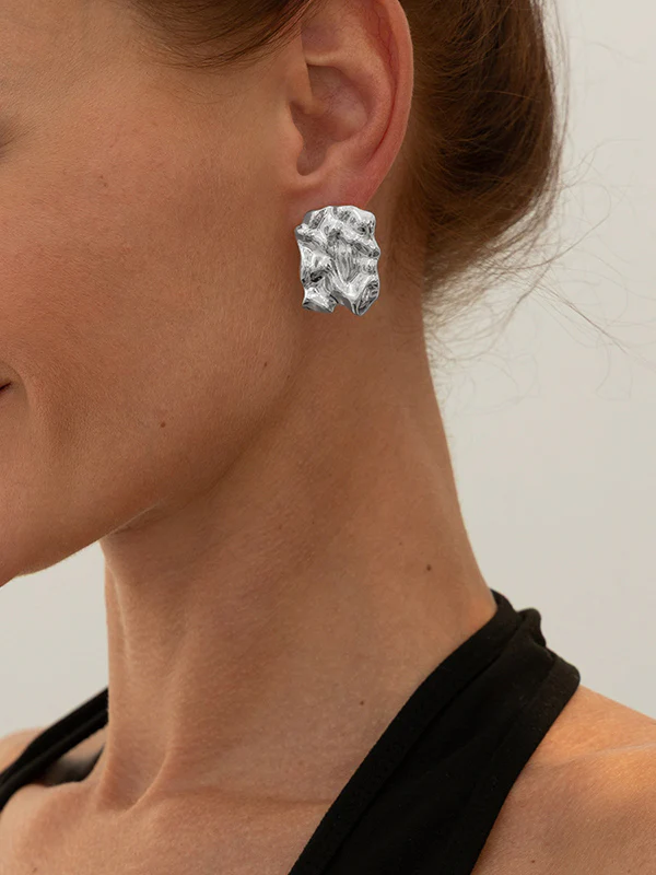 Normcore Geometric Drop Earrings - Image 3