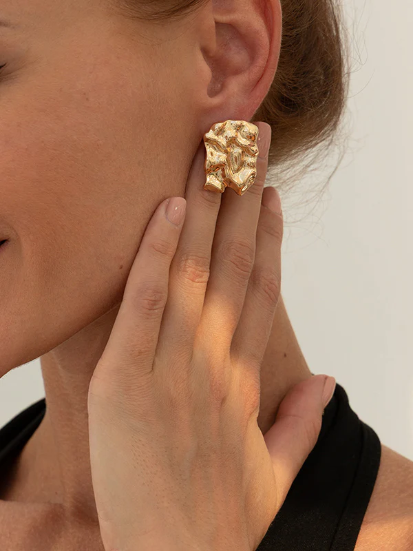 Normcore Geometric Drop Earrings - Image 5
