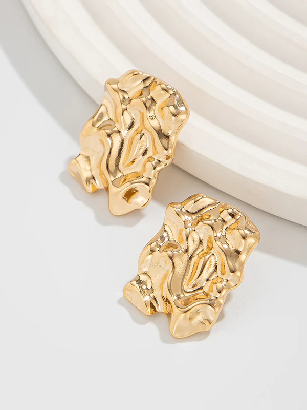 Normcore Geometric Drop Earrings - Image 6