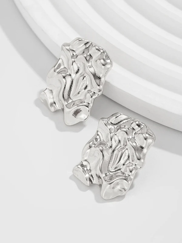 Normcore Geometric Drop Earrings - Image 7