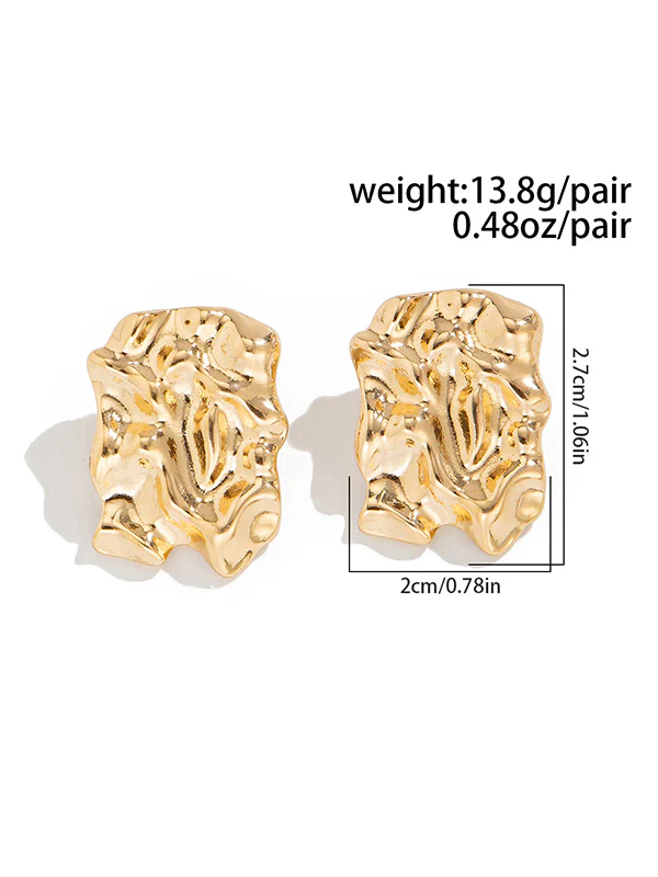 Normcore Geometric Drop Earrings - Image 9