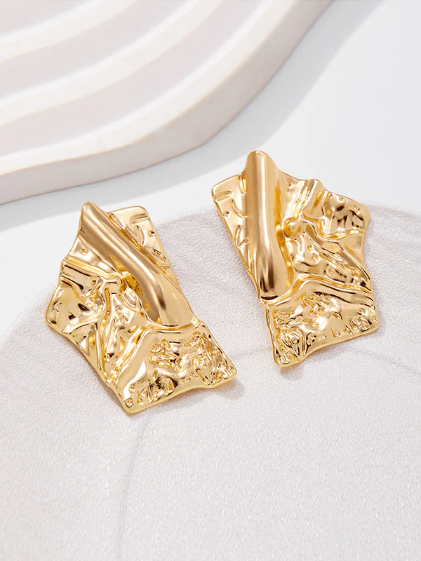 Normcore Geometric Drop Earrings - Image 5