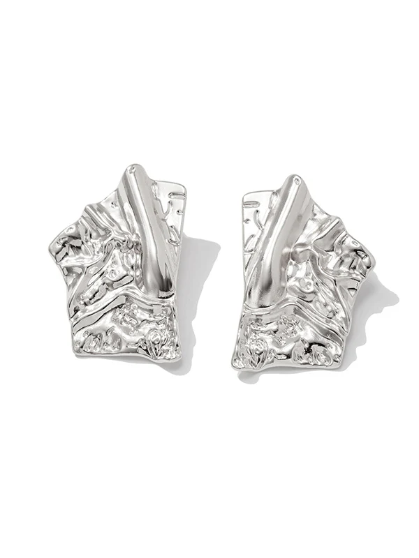 Normcore Geometric Drop Earrings - Image 6