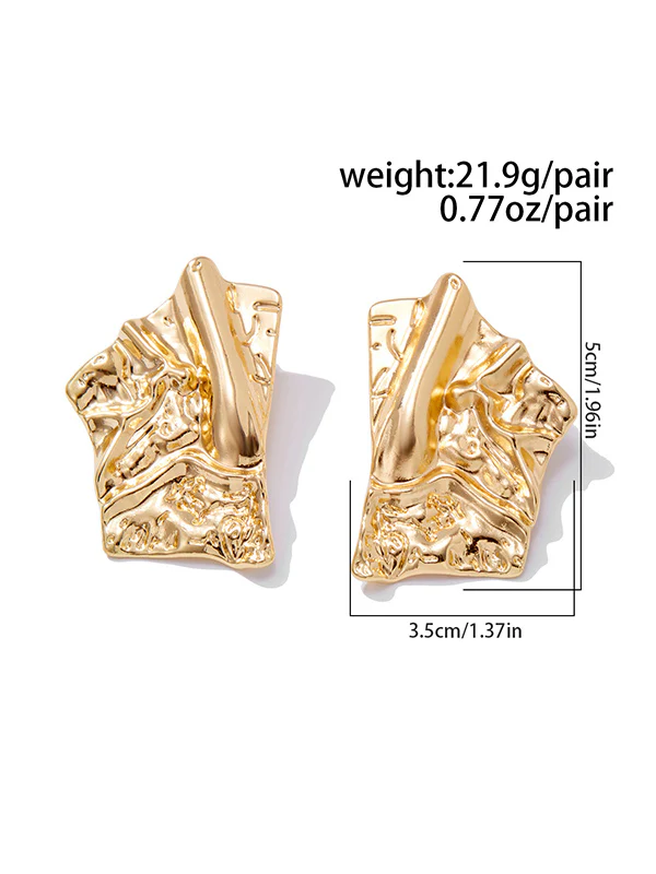 Normcore Geometric Drop Earrings - Image 7