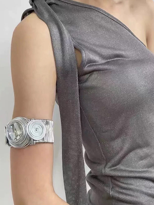 Geometric Pleated Bracelet Accessories - Image 2