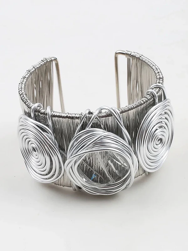 Geometric Pleated Bracelet Accessories - Image 4
