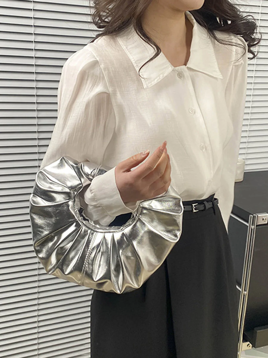 Geometric Pleated Evening Bags & Clutches - Image 2