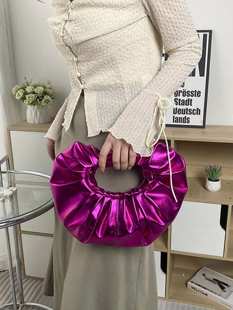 Geometric Pleated Evening Bags & Clutches - Image 4