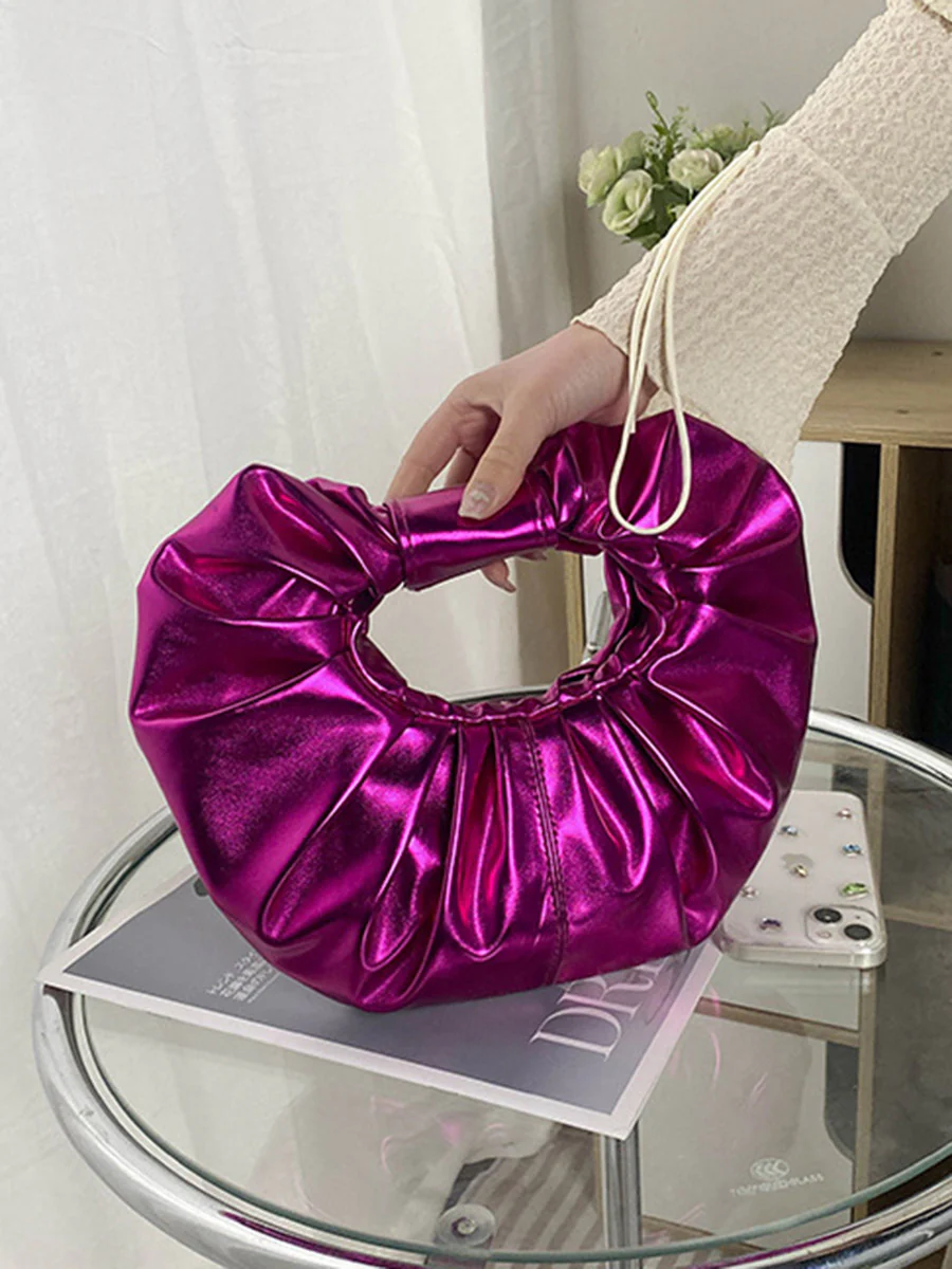Geometric Pleated Evening Bags & Clutches - Image 5