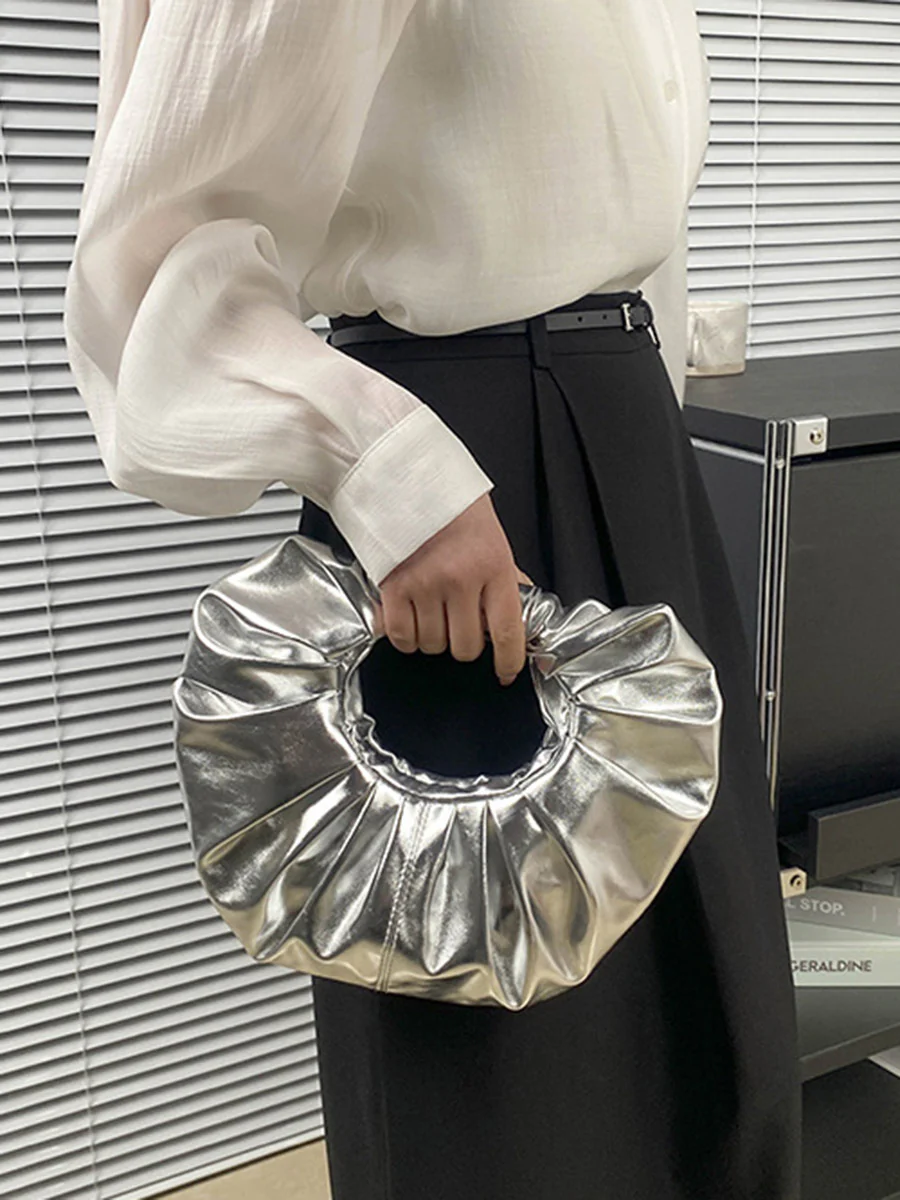 Geometric Pleated Evening Bags & Clutches - Image 9