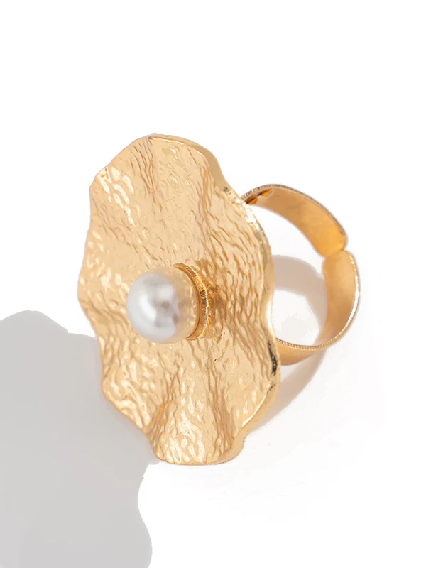 Geometric Pleated Shiny Rings Accessories - Image 10