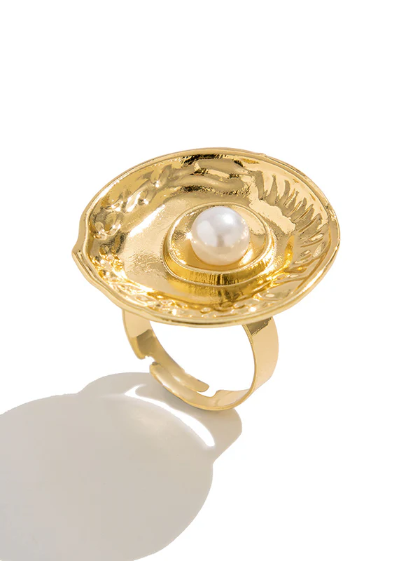 Geometric Pleated Shiny Rings Accessories - Image 14