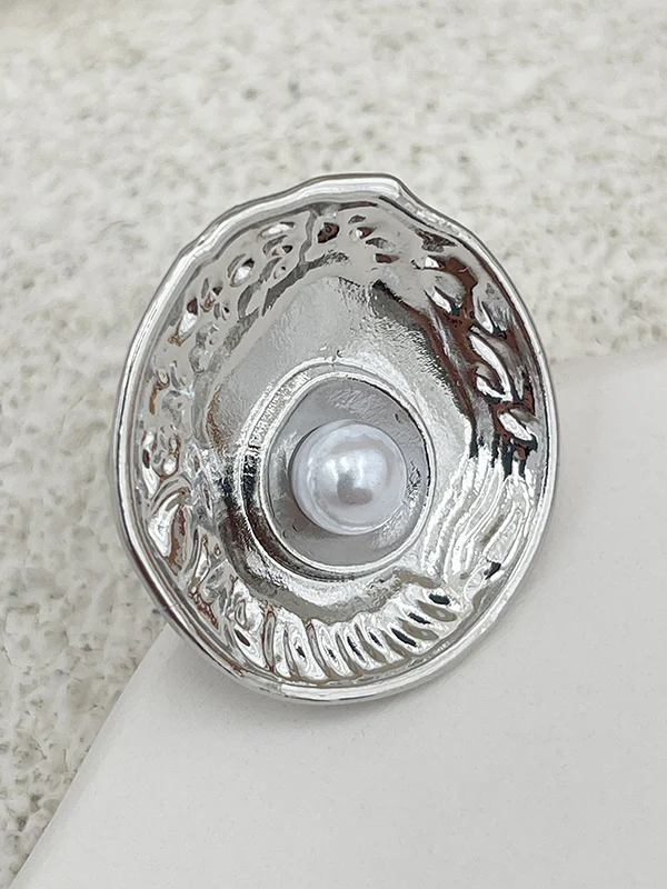 Geometric Pleated Shiny Rings Accessories - Image 3