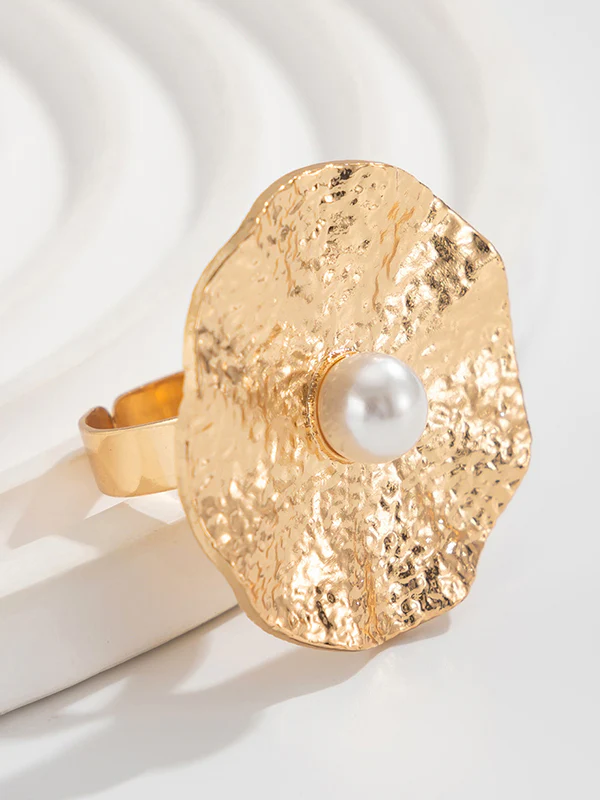 Geometric Pleated Shiny Rings Accessories - Image 7