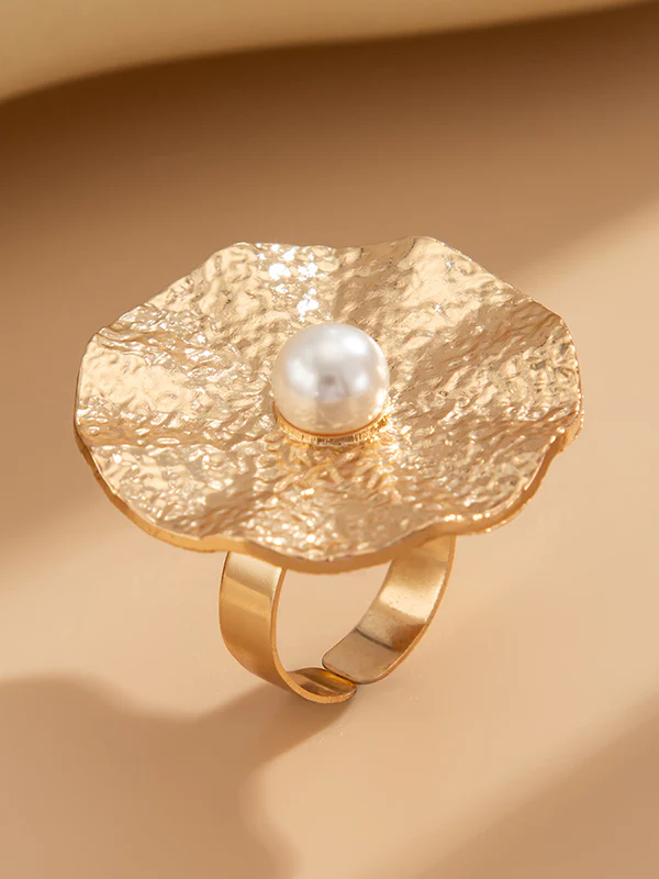 Geometric Pleated Shiny Rings Accessories - Image 8