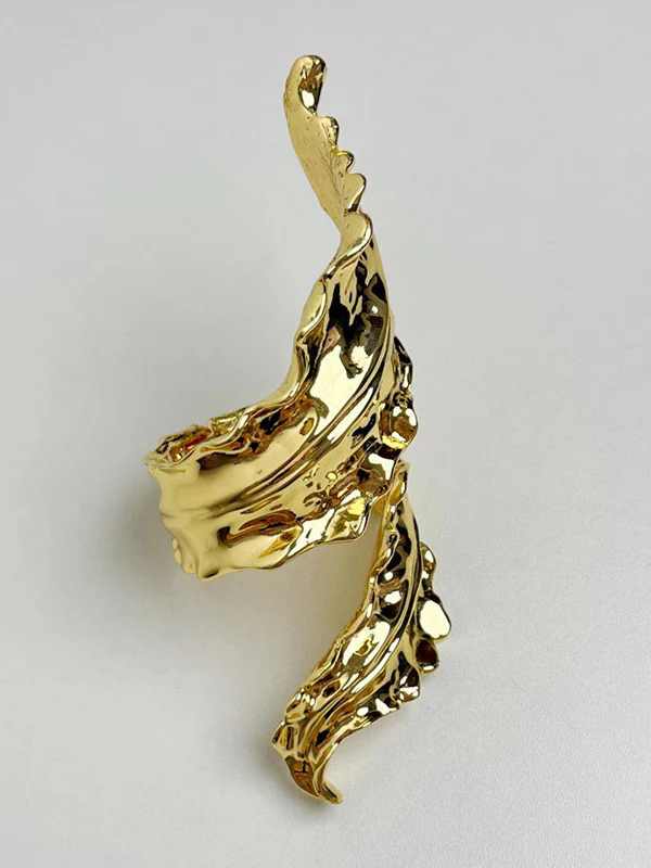 Geometric Pleated Shiny Solid Color Bracelet Accessories - Image 10